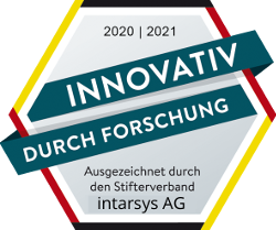 Gütesiegel „Innovativ durch Forschung“ für intarsys